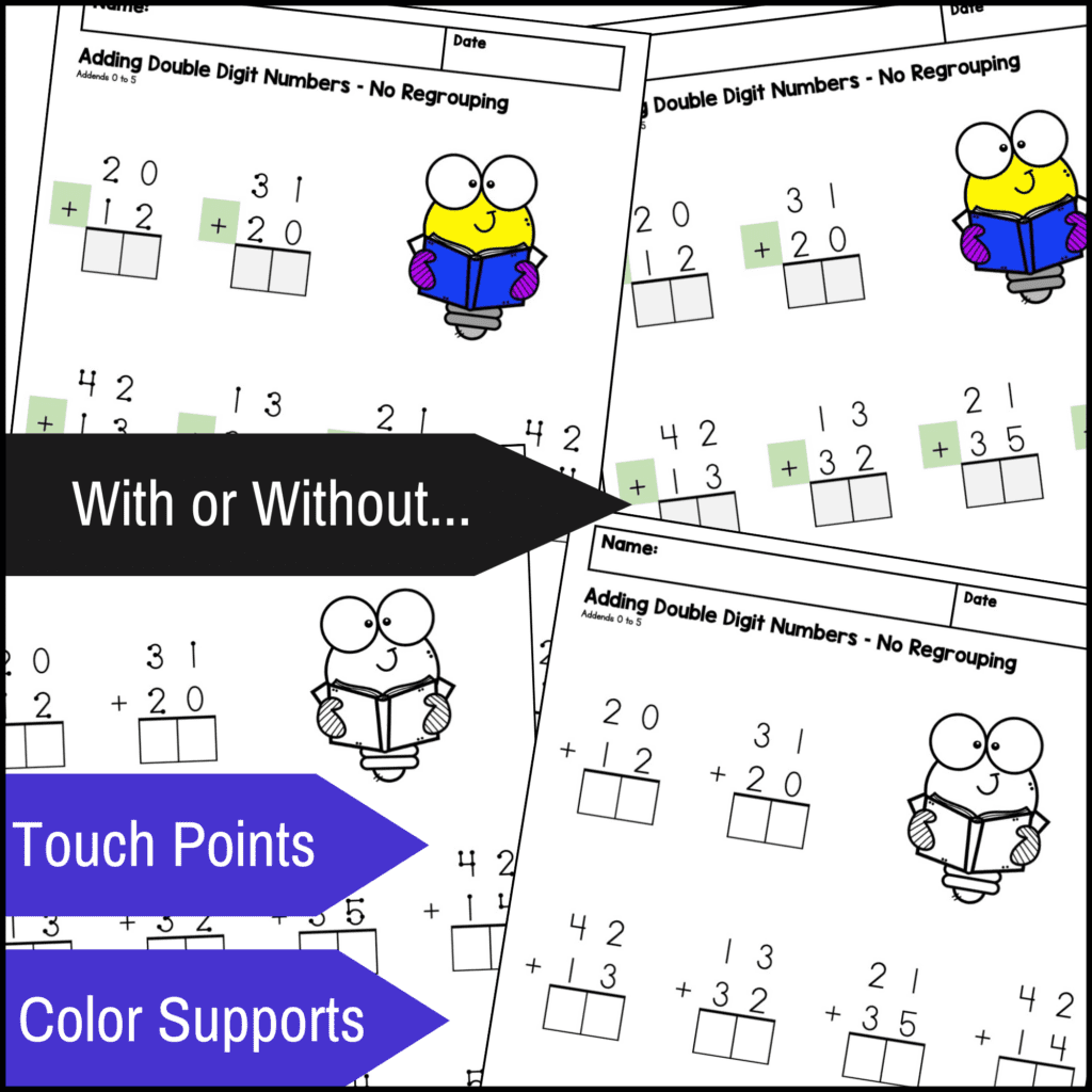 Teaching addition using visual strategies